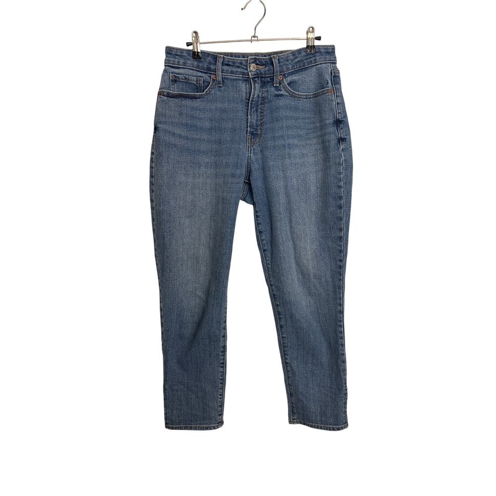 Old Navy O.G. Straight Jeans Womens 8 Courtney Medium Blue Curvy High Waisted
